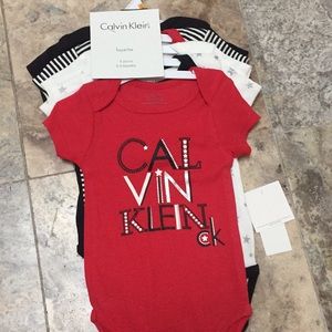 Calvin Klein 0-3 month infant onesie